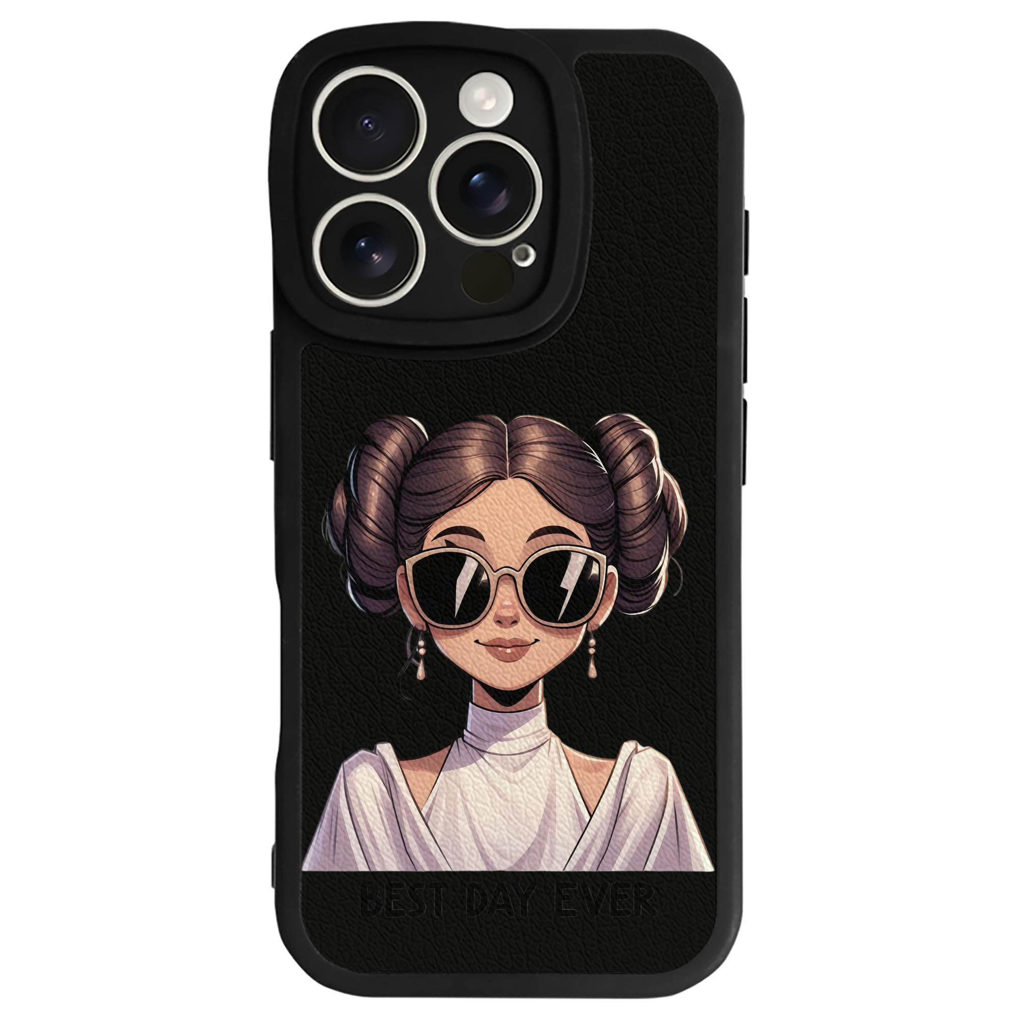 （画像用） スター・ウォーズ Star Wars 【iPhone 16シリーズ対応】シリコンスマホケース（レザー調） 材質：シリコン
